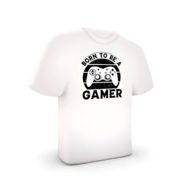 Imagem de Luminária de Mesa Light T-Shirt Camiseta Born To Be Gamer