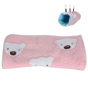 Imagem de aqxreight Túnel de Hamster Ninho de Algodão Pequeno Animal de Estimação Pelúcia Macio Pendurado Canal Casa L Usando Forma de Saco de Animais de Estimação Não e Material de Pelúcia Macio Descansando