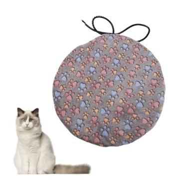 Imagem de Pssopp Cama da Almofada do Aquecedor de Aquecimento de Usb, Almofada de Aquecimento Elétrica Reforçada Flanela Dupla Face para Cães e Gatos Uso Interno e Exterior (Café Escuro)