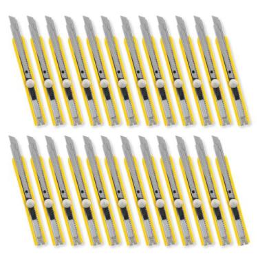 Imagem de Estilete P-300 Seller Compacto Trava Giratória Precisão Lâmina 9mm - K