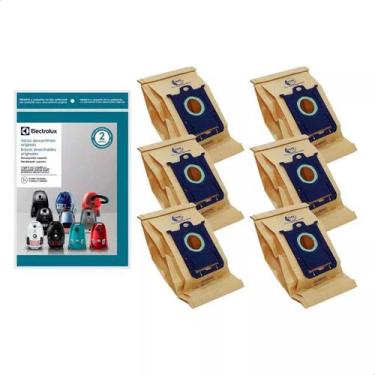 Imagem de Kit 6 Sacos Descartáveis para Aspirador Electrolux Equipt EQP20