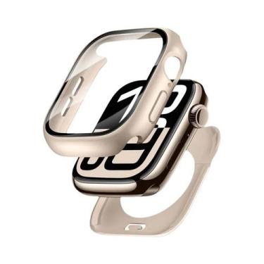 Imagem de Capa De Vidro Temperado À Prova d'Água 360 Graus Para Apple Watch Séri