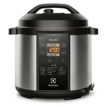 Imagem de Panela de Pressão Elétrica Electrolux 6L Painel Digital Preta de1000W 