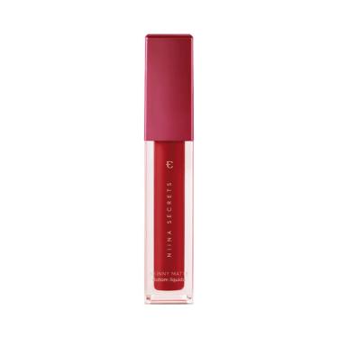 Imagem de Batom Líquido Niina Secrets Skinny Matte Acabamento Aveludado Textura Leve Vermelho Eudora 5ML