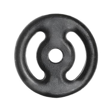 Imagem de Anilha Pintada 15kg Resistência e Desempenho Pintura Preta Anti-Oxidação Preto Iniciativa Fitness 15KG