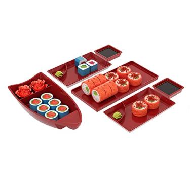 Imagem de Kit Sushi 6Pcs, Vermelho Bold, Coza