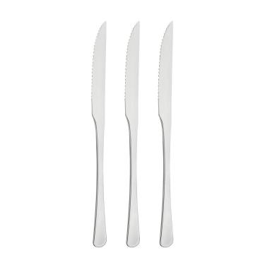 Imagem de Conjunto de facas para churrasco aço inox 3 pç. Tramontina