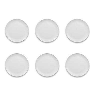 Imagem de TarHong Prato de jantar Matte Craft Coupe, 26,7 cm, melamina, conjunto de 6