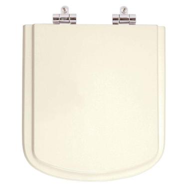 Imagem de Assento Sanitário Poliester Soft Close Bali Biscuit (Bege Claro) para vaso Incepa
