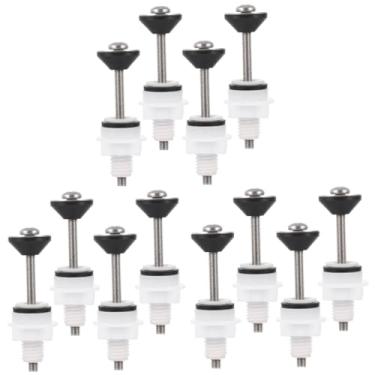 Imagem de Gadpiparty 12Pçs Parafuso De Fixação Do Tanque De Água Relógio De Parede Do Banheiro Peças Parafusos Acessórios Para Componente De Aço Inoxidável