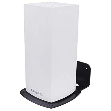 Imagem de HOLACA Suporte de parede para roteador Linksys Velop WiFi 6 Mesh MX5 Velop Ax4200, suporte compatível com sistema WiFi para toda a rede doméstica (1 pacote)