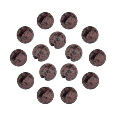 Imagem de MUUNN 50 peças de contas de tungstênio para amarrar moscas, pia mais profunda e mais rápida 12 cores/13 tamanhos contas de tungstênio ranhuradas contas de amarrar moscas materiais de amarração de