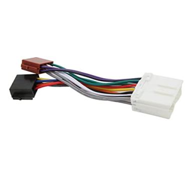 Imagem de Chicote de Fiação Iso de Rádio, Adaptador de Plástico Flexível para Cd Player, Substituição para Lancer Pajero Shogun Space Wagon