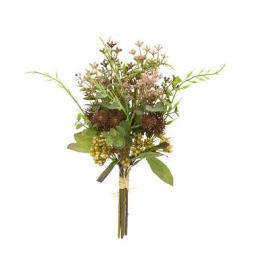 Imagem de Buquê de Flores e Eucalipto Artificial Luxo  Formosinha - Brilliance