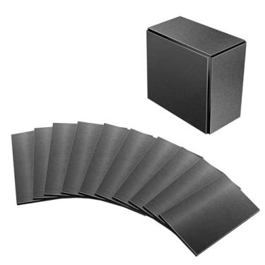 Imagem de SALUINOKI Cupons de soldagem 4X2 calibre 11 10 peças, kit de dados de prática de soldagem de aço suave, kit inicial de soldagem por vara para projetos de metal DIY, placas de soldagem Mig para