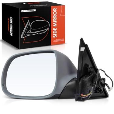 Imagem de A-Premium Espelho retrovisor elétrico do lado do passageiro - compatível com Audi A3 2011-2013, A3 Quattro 2011-2013 - Espelho retrovisor externo dobrável aquecido elétrico com seta