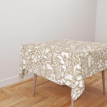 Imagem de Toalha De Mesa Quadrada 4 Lugares Tecido Oxford Pães Diversos TL272 - 