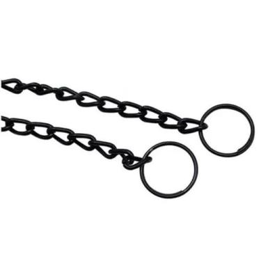 Imagem de Kit 01x corrente 1m c/ 2x argolas - 01 unid - DRT, PRETO