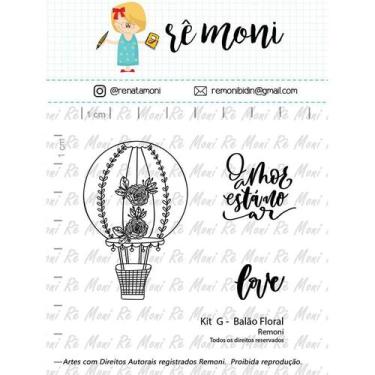 Imagem de Carimbo G  Balao Floral Cod  41000024 - 01 Unidade - Lilipop Carimbos 