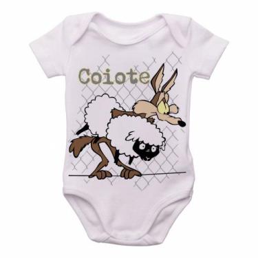 Imagem de body nenê criança roupa bebê Coiote ovelha - Empório Dutra, M   ( 2-4 