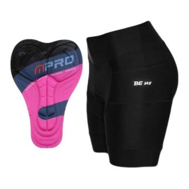 Imagem de Bermuda Ciclista Be Fast PRO Gel D80 Feminina Tam. P Preto