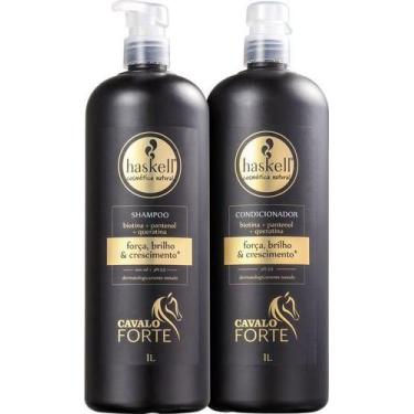 Imagem de Kit haskell cavalo forte duo sh cond 1 lt tratamento salão