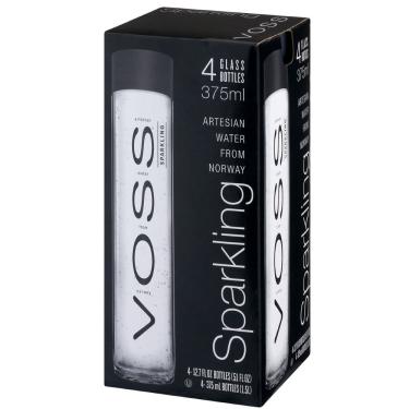Imagem de Água Mineral voss com gás Vidro 375ml (4x)