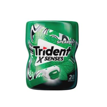 Imagem de Chiclete Trident Menta Spearmint X Senses Pote 54g
