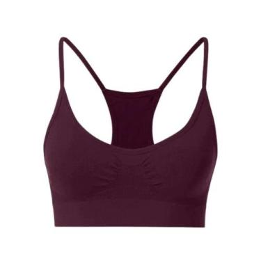 Imagem de Top sutiã nadador microfibra She Ref.: 753.02, Bordô, P