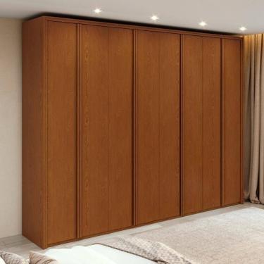 Imagem de Guarda-roupa Casal 100% Mdf 8 Portas Easy Glow Frassino
