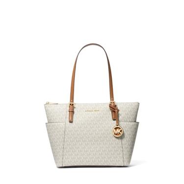 Imagem de Michael Kors Bolsa com zíper superior Jet Set, Ferragens douradas/baunilha/bolota, One Size