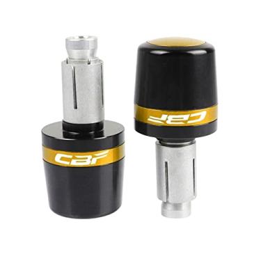 Imagem de Extremidades de manoplas de guidão de motocicleta, tampas de extremidade de manoplas, acessórios deslizantes de peso para CBF 125 150 250 500 600 600s CBF1000 CBF 600 CBF1000 CBF250 CBF500 CBF125