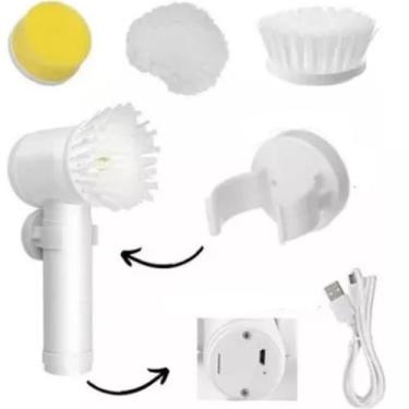 Imagem de Escova Elétrica De Limpeza Potente Para Banheiro - Lippin