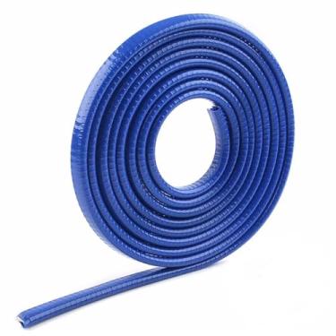 Imagem de AKEIE Protetor de borda de porta de carro 32 pés/10 m em forma de U protetor de porta de carro revestimento de vedação de acabamento de borracha flexível sem cola anticolisão molde de acabamento de