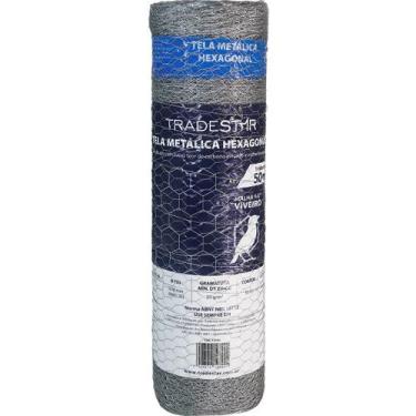 Imagem de Tela Viveiro Hexagonal 0,6 x 50 M BWG26 Tradestar