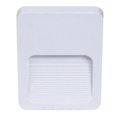 Imagem de Balizador LED Fit Slim 2W 3000K Luz Amarela Branco Sobrepor Opus, 3