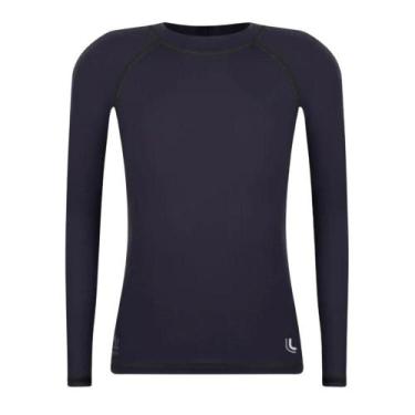 Imagem de Camiseta Infantil Unissex Manga Longa Lupo Kids 73100-001, Preto, 10