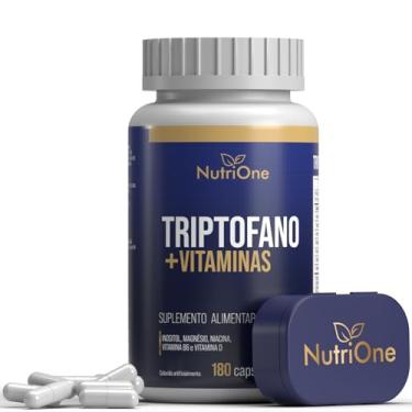Imagem de Triptofano 500mg 180 Cápsulas + NIacina, Inositol, Magnésio, Vitamina D e B6 - Nutrione