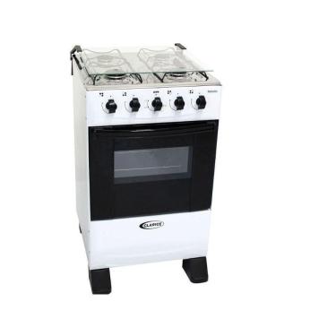 Imagem de Fogão A Gás Clarice Delicato 4 Bocas Forno 52 Litros Branco