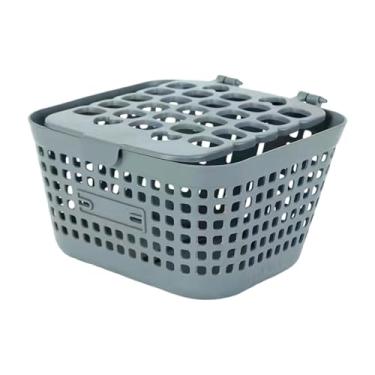 Imagem de harayaa Cesta Frontal para Bicicleta, Recipiente de Viagem, Bolsa de Compras com Tampa, Transportadora para Animais de Estimação, Bicicleta