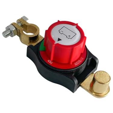 Imagem de SUGOOE Interruptor de desconexão de bateria de 12 a 48 V liga/desliga, interruptor de desligamento de bateria para carros, caminhões, trailers, fuzileiros navais, barcos, quadriciclos e UTV