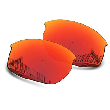 Imagem de Well-aimed Lentes de reposição polarizadas de 1,5 mm para óculos de sol Oakley Mercenary OO9424, antiarranhões, resistente a impactos, Irídio vermelho polarizado - 1,5 mm, One Size