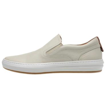 Imagem de Sapatênis Masculino Tênis Casual Slip On Couro Legitimo Conforto-Masculino