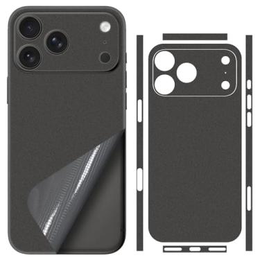 Imagem de SUKIDIOVQ Para iPhone 17 Pro Skin Wrap usando material 3M Acabamento metálico Precisão Cor-Matching Phone Sticker Film Vinyl Decal Glass Protector para a parte de trás