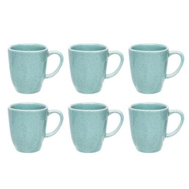 Imagem de Jogo 6 Canecas de 380ml Ryo Blue Bay Oxford Porcelanas