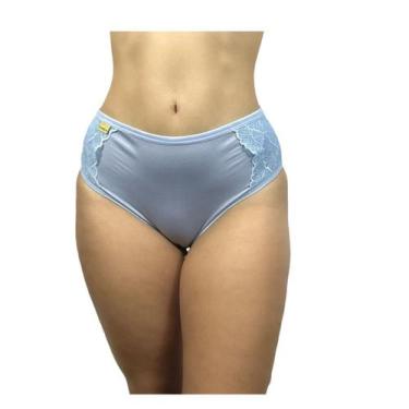 Imagem de Calcinha Calçola Helena kit com 3 modelo  cintura alta  confortável co