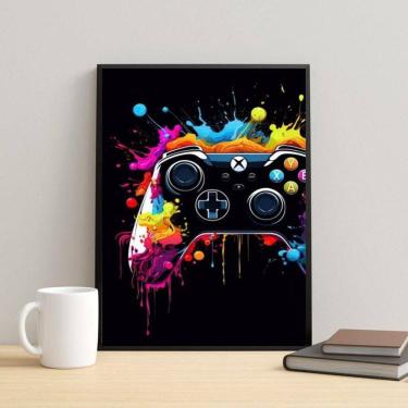 Imagem de Quadro Gamer - Xbox Controller 33X24Cm - Com Vidro