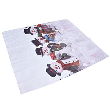 Imagem de aqxreight Cortina Blackout Com Impressão Digital Padrão de Boneco de Neve Cortinas de Janela Persianas para Quarto Sala de Estar150x166cm Natal 4 Textura Clara Fácil Obras de Arte Solares Os Pisos