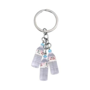 Imagem de Chaveiro Criativo Em Miniatura De Garrafa De Vodka Evian Unissex, Aces