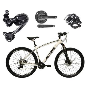 Imagem de Bicicleta Aro 29 KSW XLT 27v Shimano Deore/Altus Freio Hidráulico Garfo com Trava Alumí...